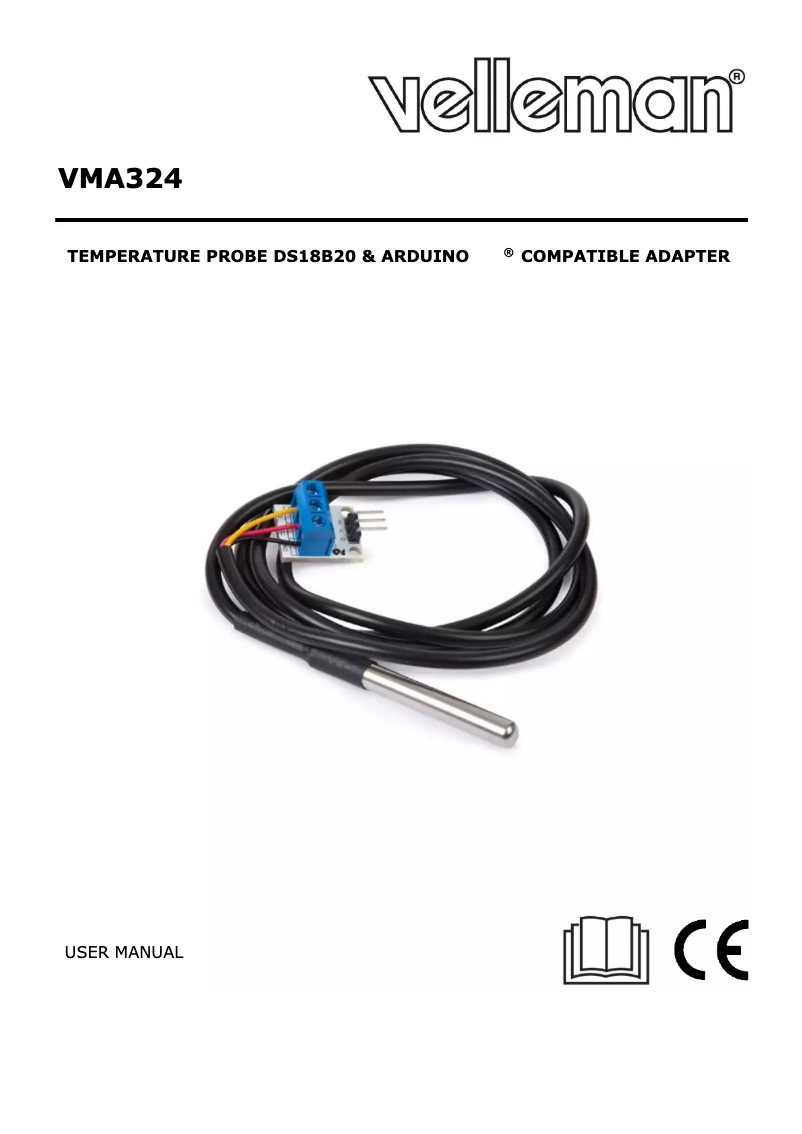 Page n°1 - Manuel utilisateur Velleman VMA324