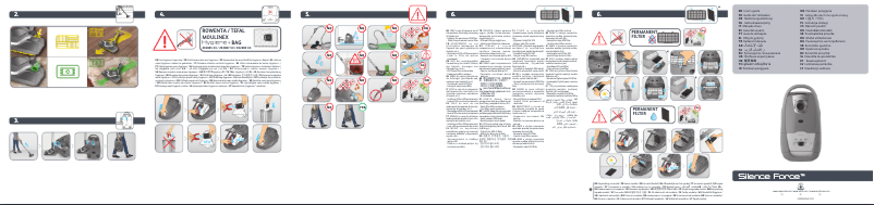 Image de la première page du manuel de l'appareil Silence Force RO7321EA