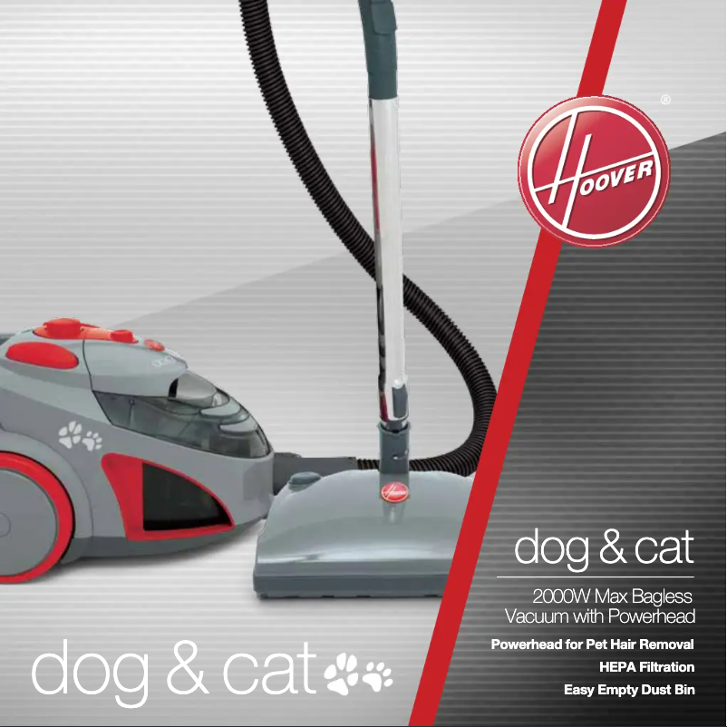 Page n°1 - Manuel utilisateur Hoover Dog & Cat 5013PH