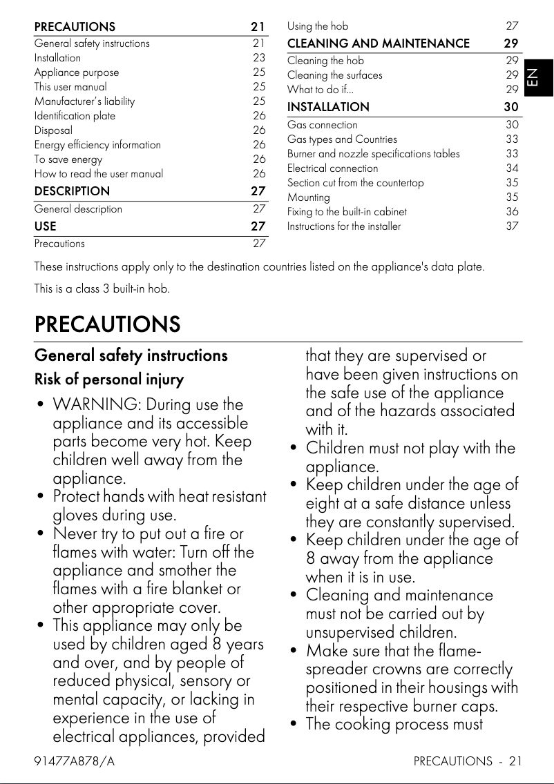 Page n°1 - Manuel utilisateur Smeg SRV896POGH