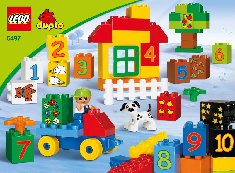 Page 1 de la notice Manuel utilisateur Lego Duplo 5497