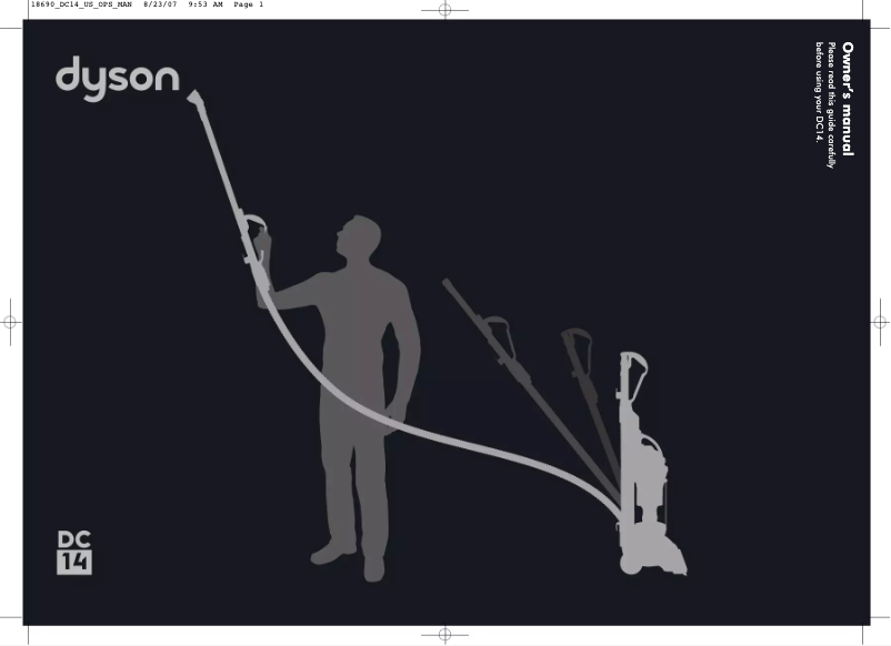 Page n°1 - Instructions / montage Dyson DC14 Plus