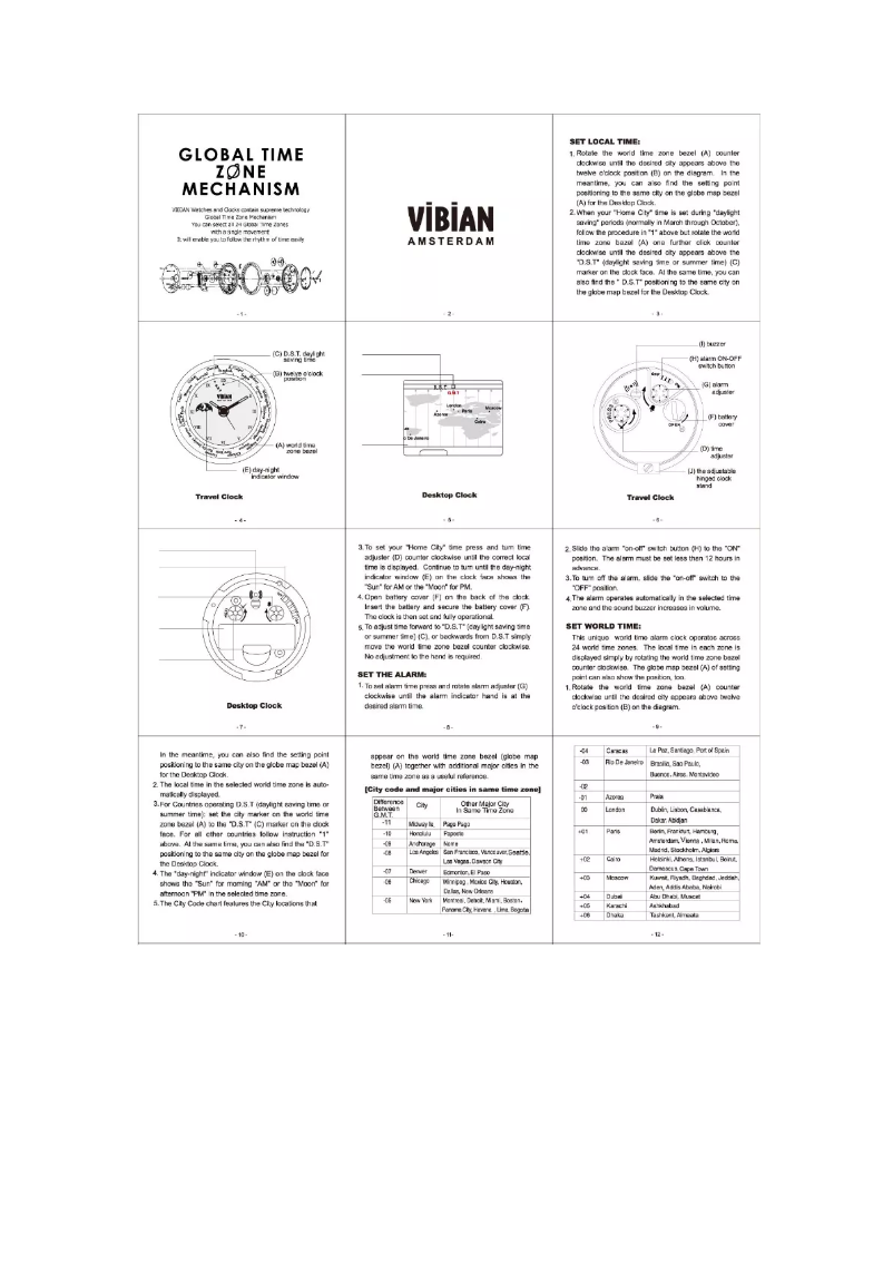 Page n°1 - Manuel utilisateur VIBIAN Xador-7A