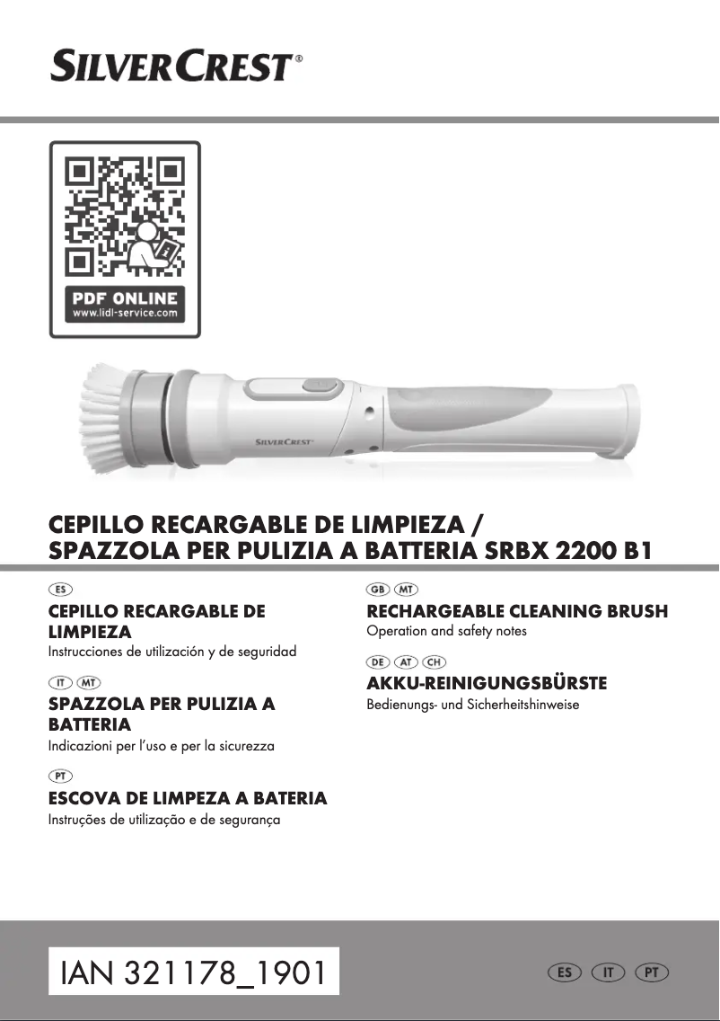 Page 1 de la notice Manuel utilisateur SilverCrest SRBX 2200 B1