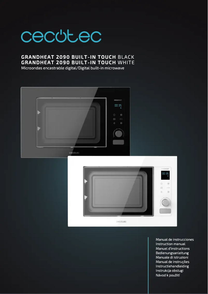 Image de la première page du manuel de l'appareil GrandHeat 2090 Built-in Touch