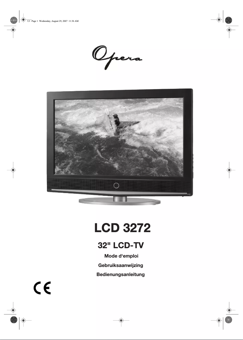 Image de la première page du manuel de l'appareil LCD3272