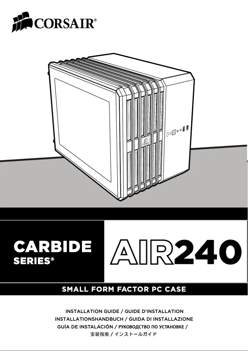 Page 1 de la notice Manuel utilisateur Corsair Carbide Air 240