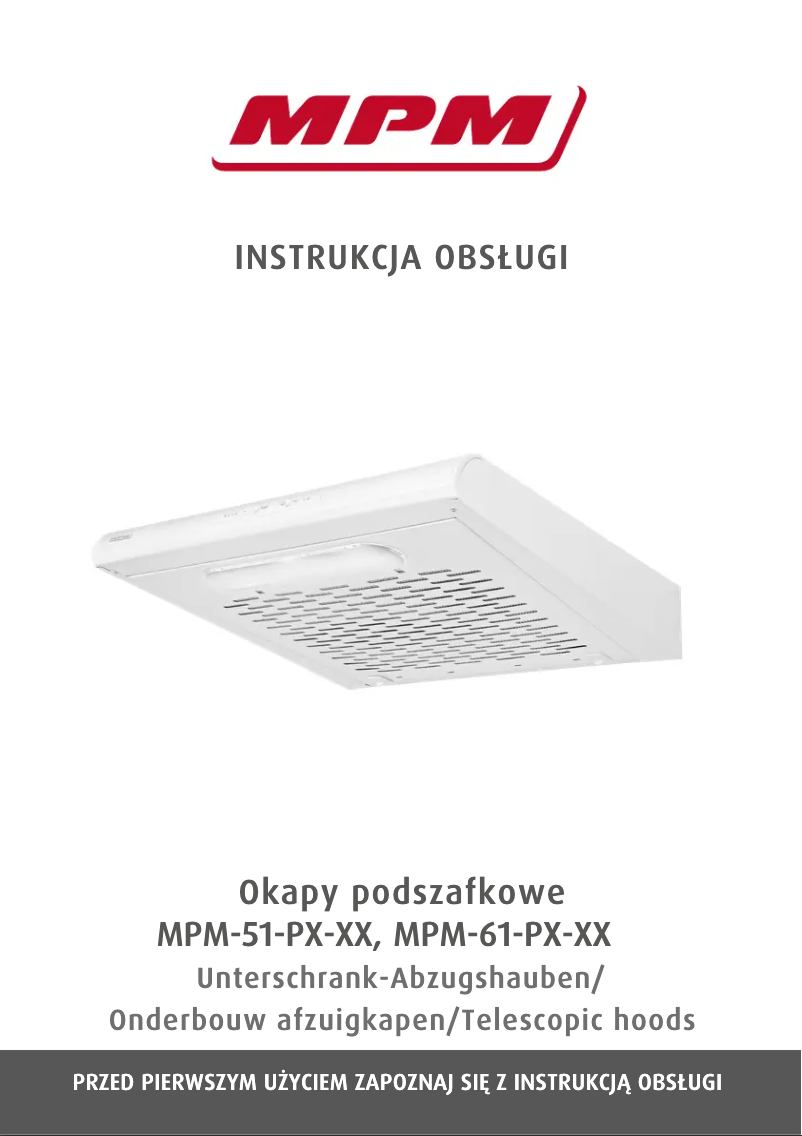 Imagen de la primera página del manual del dispositivo MPM-51-PX-72