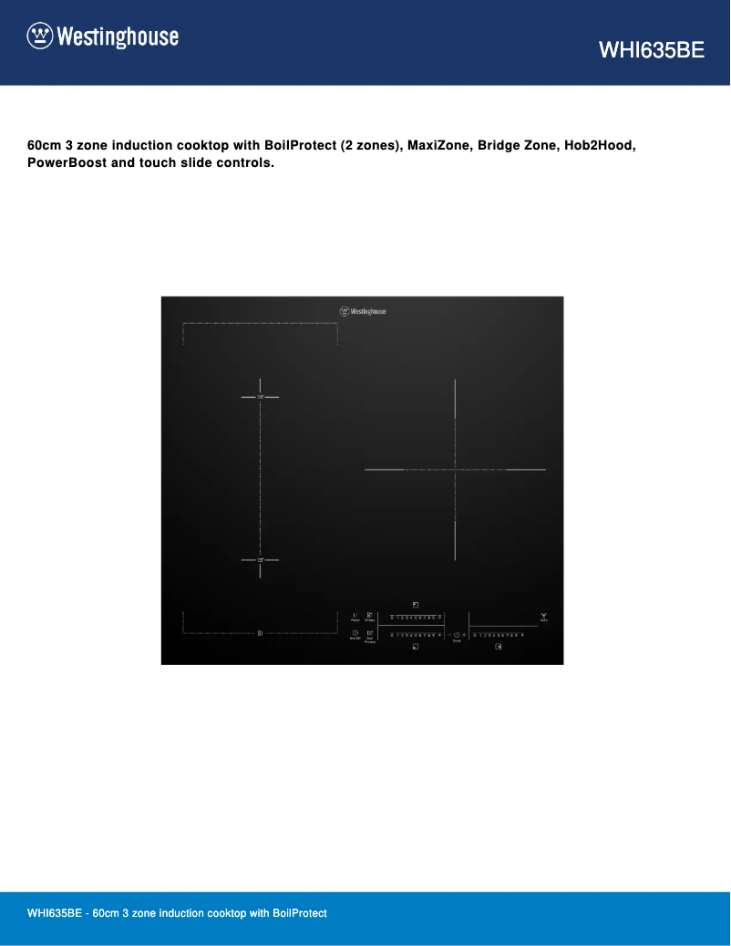 Image de la première page du manuel de l'appareil WHI635BE