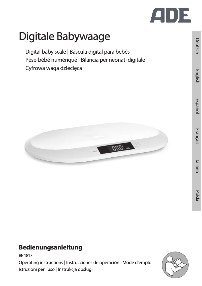 Page n°1 - Manuel utilisateur ADE BE 1817