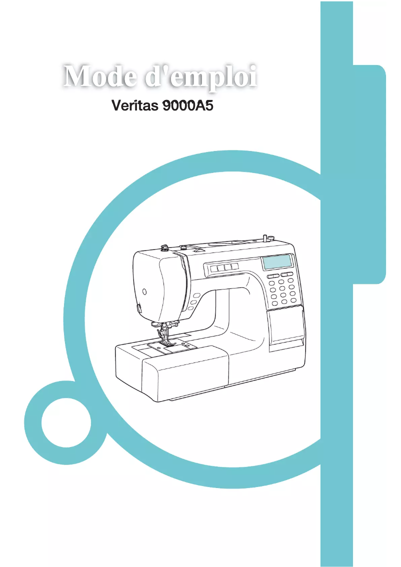 Image de la première page du manuel de l'appareil Veritas 9000A5