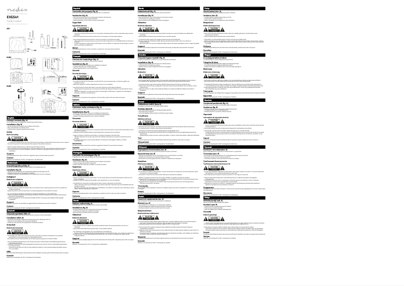 Page n°1 - Manuel utilisateur Nedis EXGS41