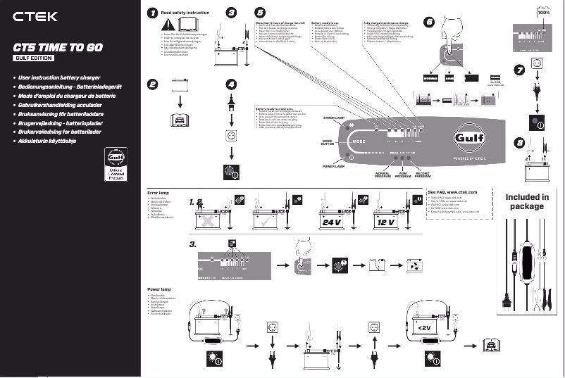 Image de la première page du manuel de l'appareil CT5 Time To Go