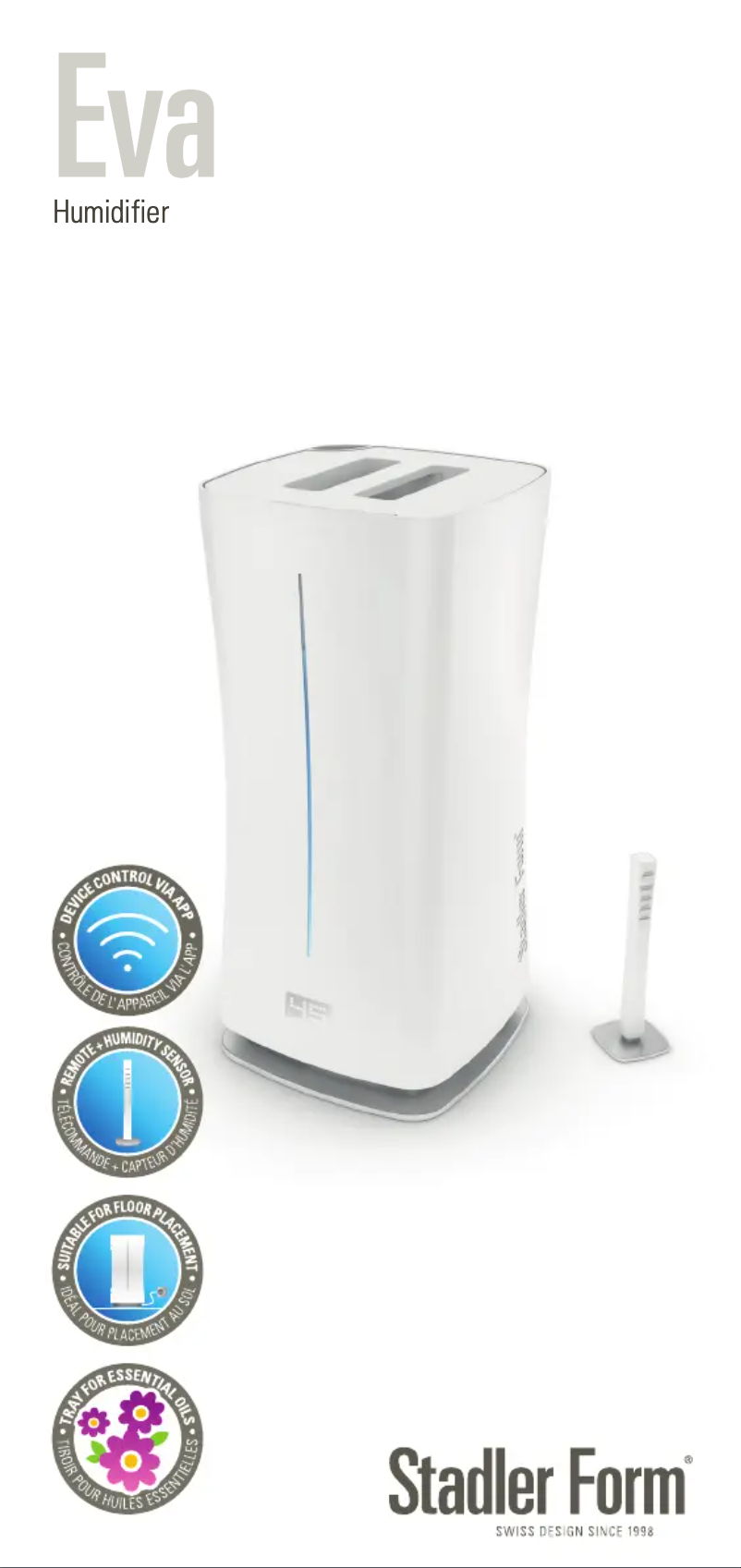 Image de la première page du manuel de l'appareil Eva