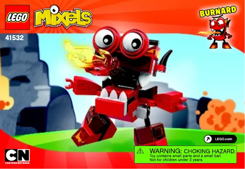 Page 1 de la notice Manuel utilisateur Lego Mixels 41532