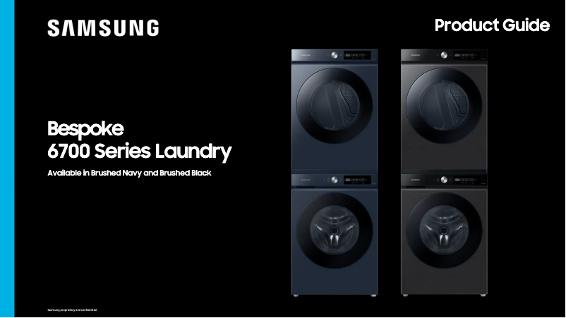 Page 1 de la notice Brochure Samsung DVG46BB6700D