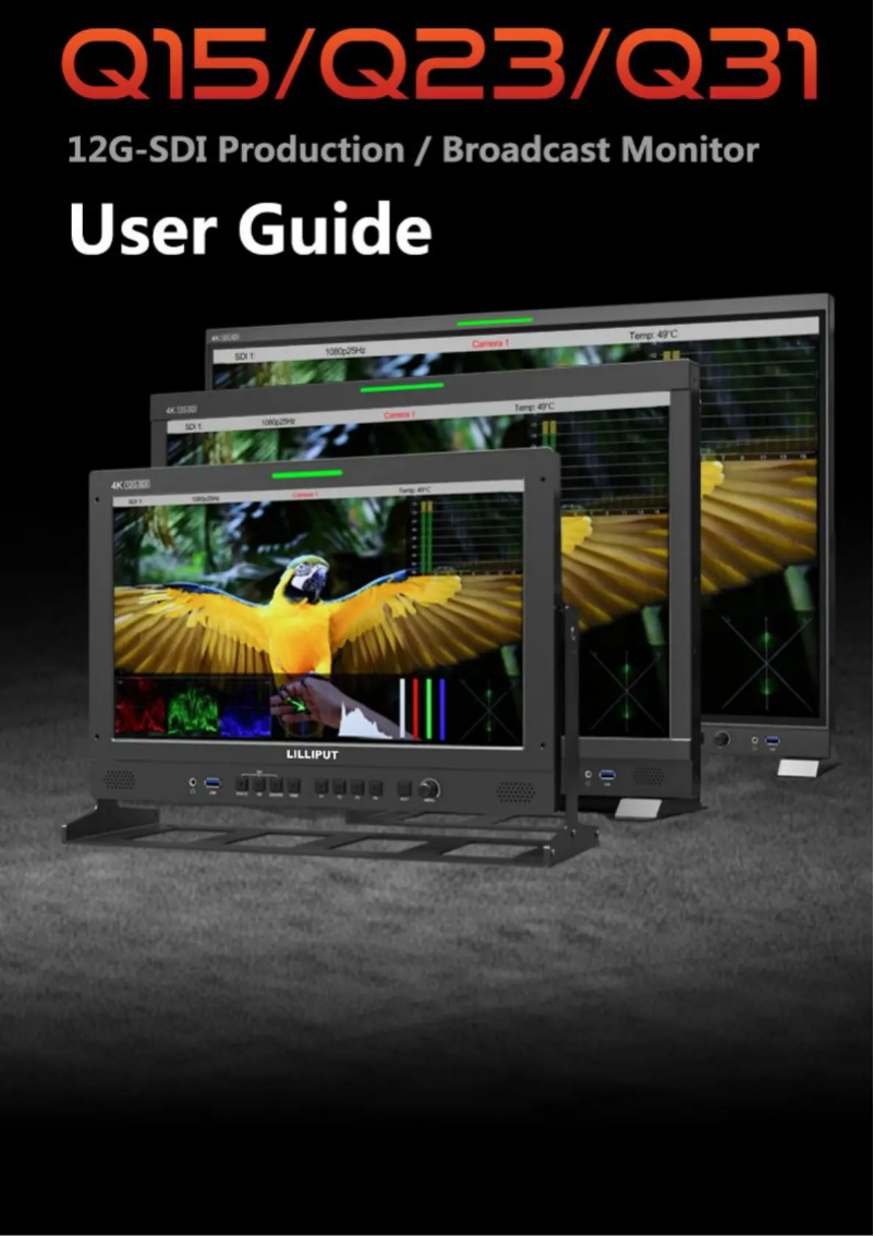 Page 1 de la notice Manuel utilisateur Lilliput Q15