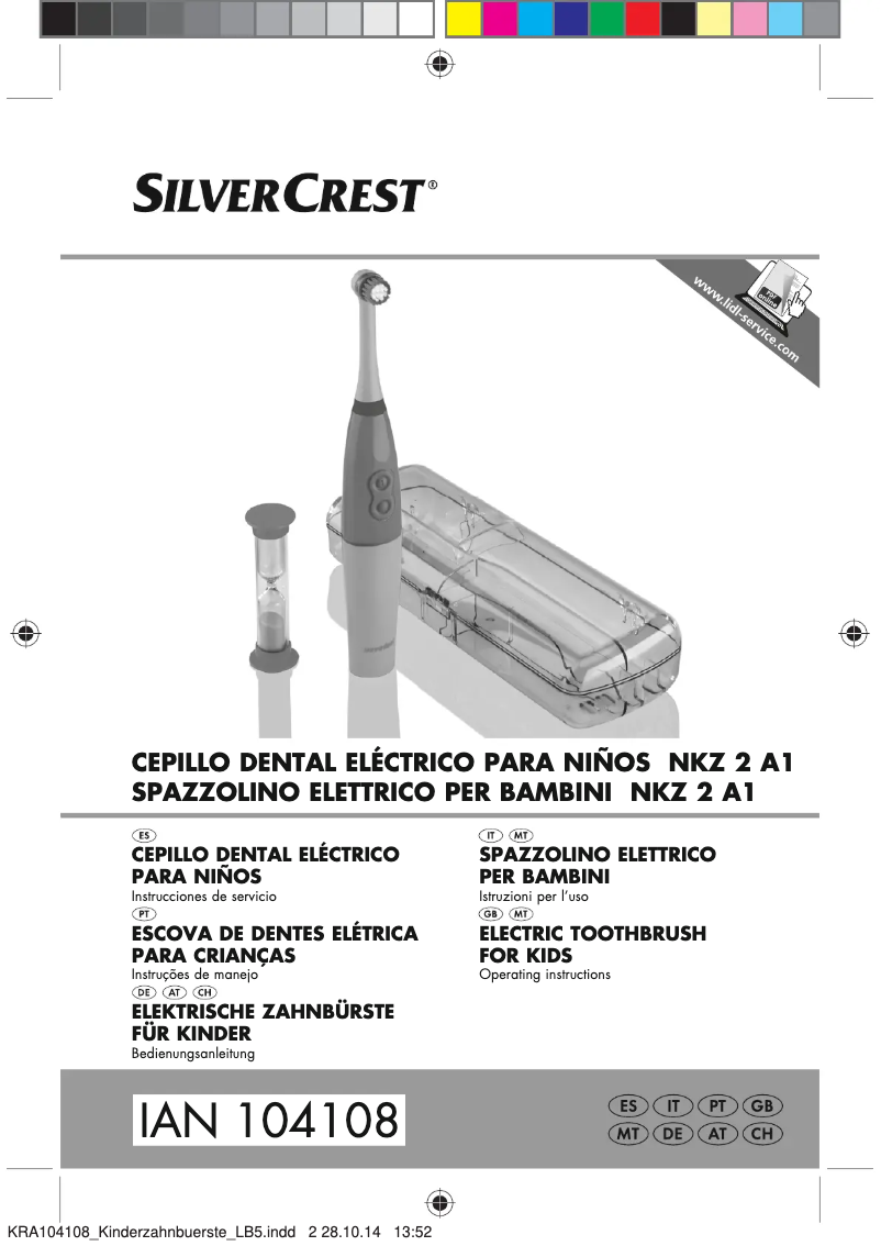 Page 1 de la notice Manuel utilisateur SilverCrest NKZ 2 A1