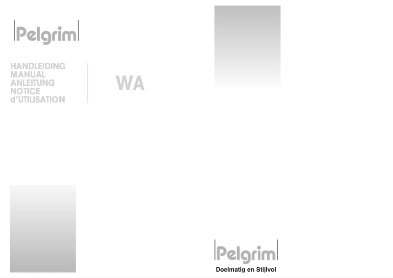 Image de la première page du manuel de l'appareil WA49