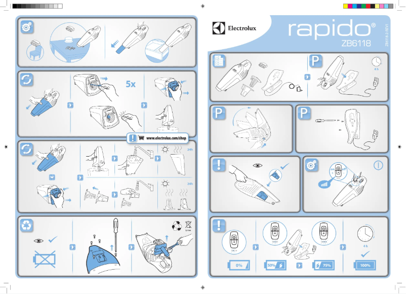 Page n°1 - Mode d'emploi Electrolux ZB6118