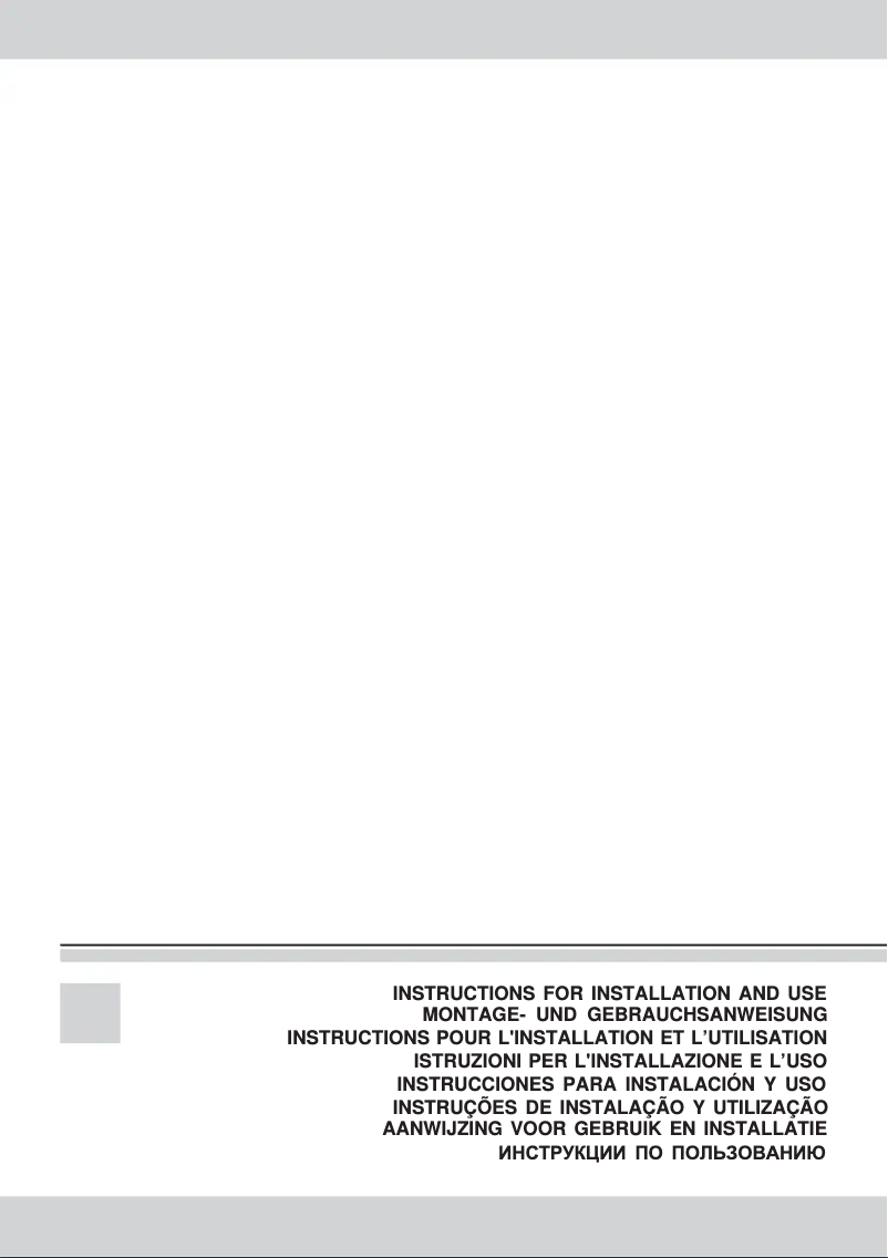 Page n°1 - Guide d'installation Smeg CK2000LED