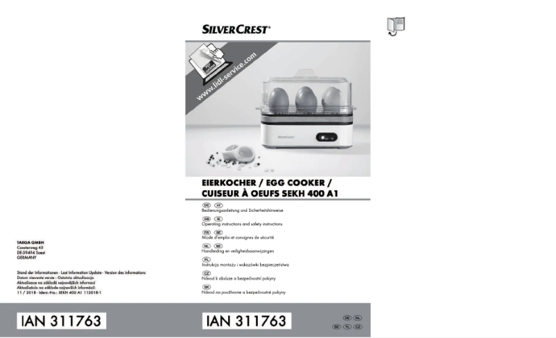 Página 1 del manual Manual de usuario SilverCrest SED 400 A1