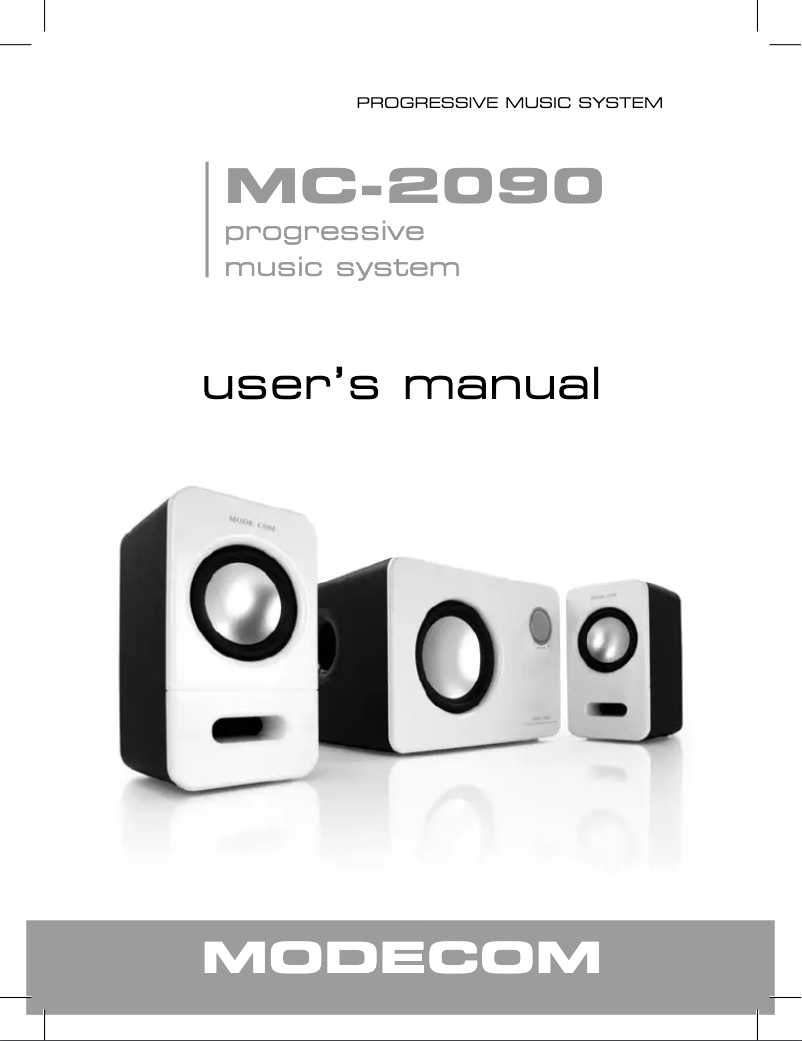 Image de la première page du manuel de l'appareil MC-2090