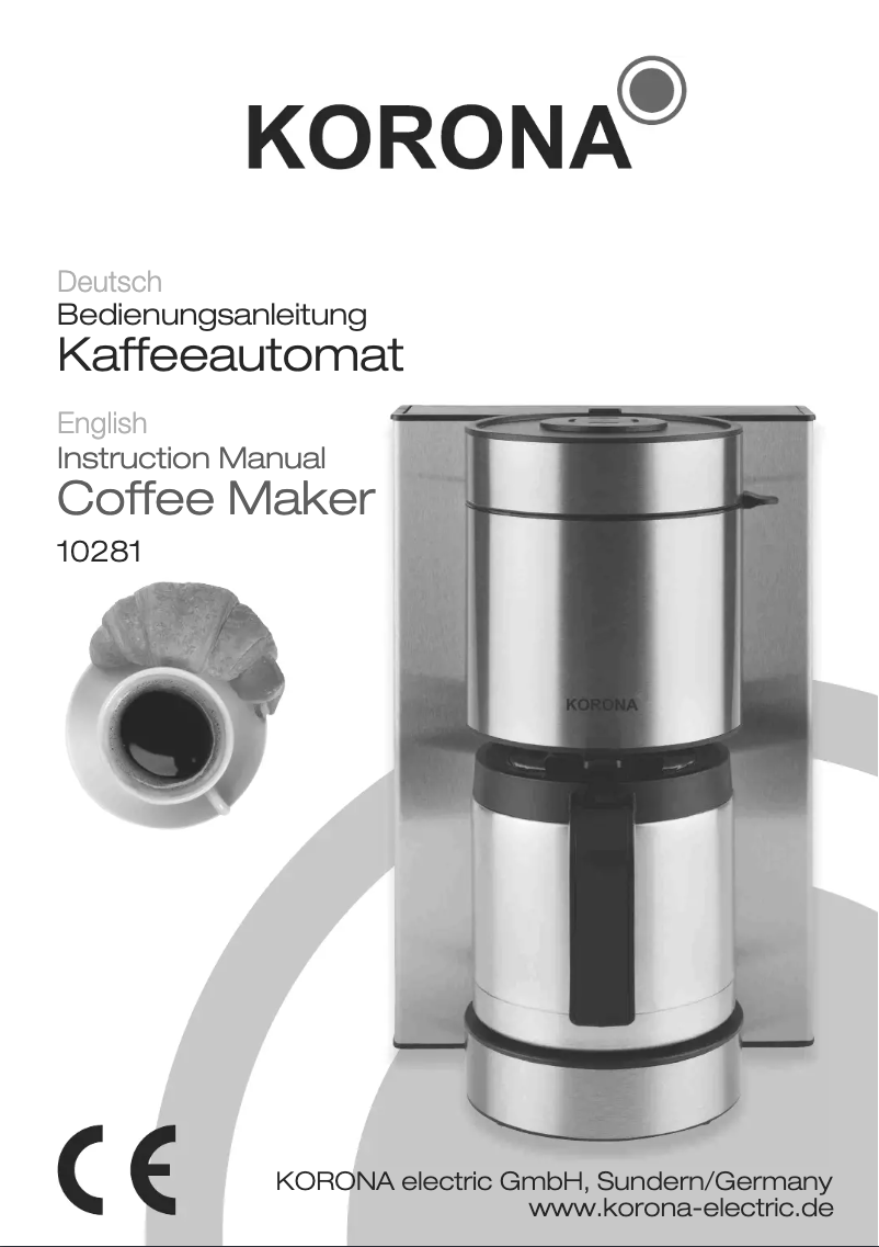 Página 1 del manual Manual de usuario Korona 10281