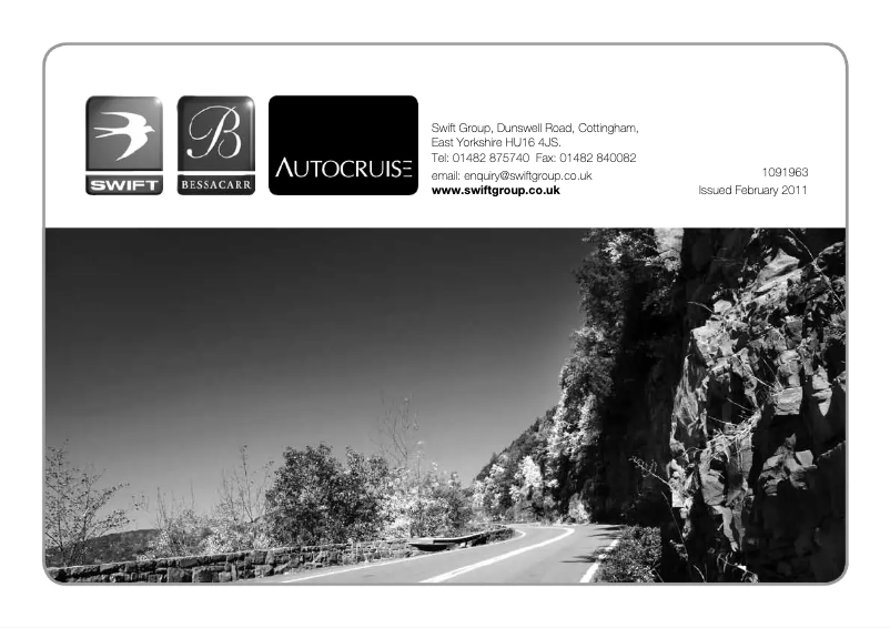 Image de la première page du manuel de l'appareil Sundance E400 (2011)