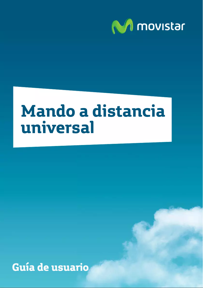Page n°1 - Manuel utilisateur Movistar Universal
