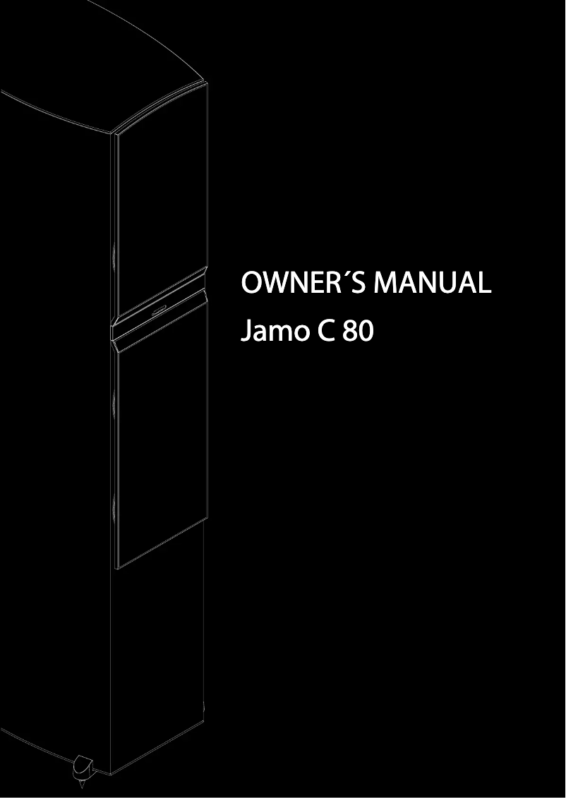 Page n°1 - Manuel utilisateur Jamo C 80 CEN