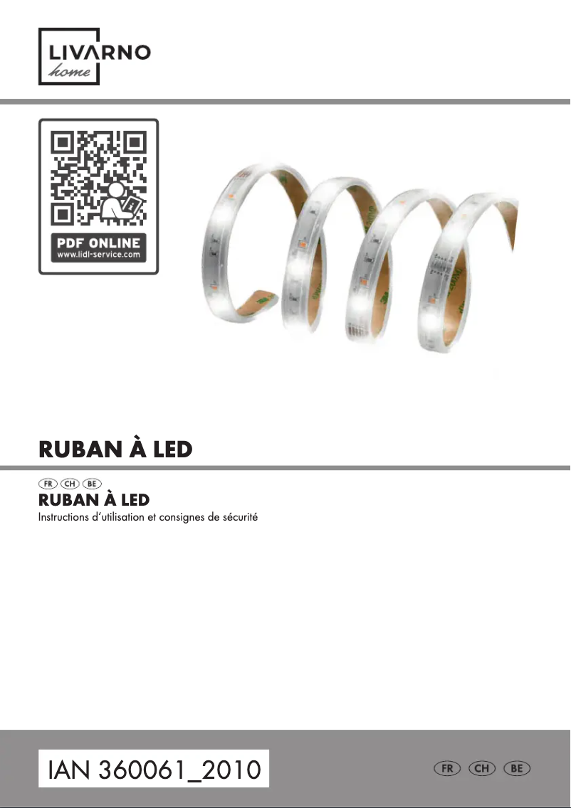 Page 1 de la notice Manuel utilisateur Livarno Lux HG07877
