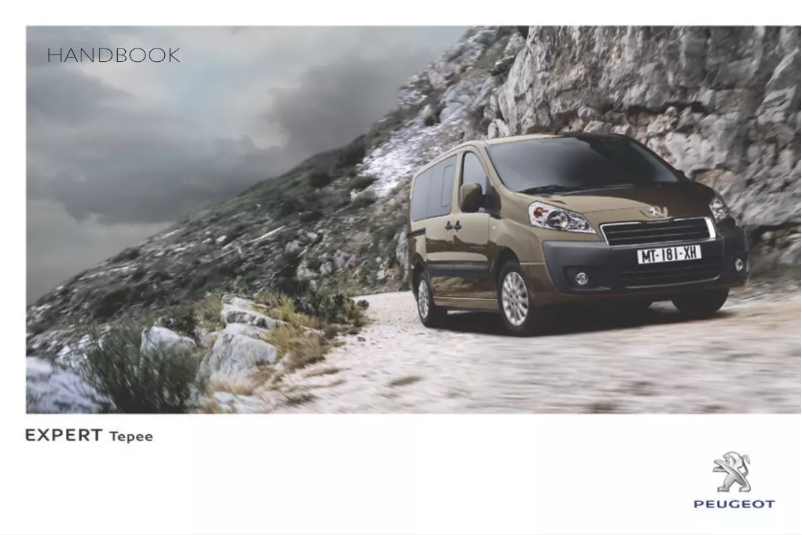 Page 1 de la notice Manuel utilisateur Peugeot Expert TP (2014)