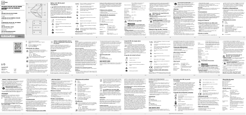 Page 1 de la notice Manuel utilisateur Livarno Lux IAN 354757