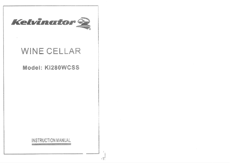 Page n°1 - Manuel utilisateur Kelvinator KI280WCSS