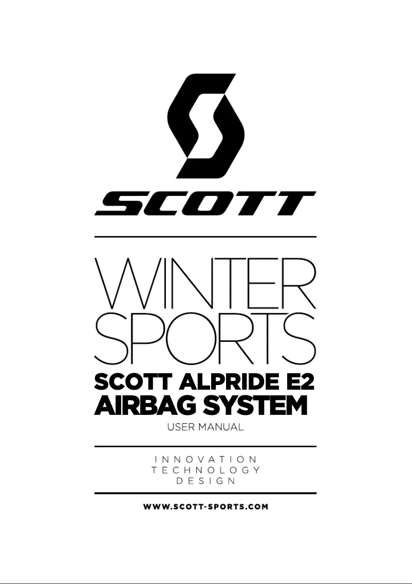 Page 1 de la notice Manuel utilisateur Scott Patrol E2