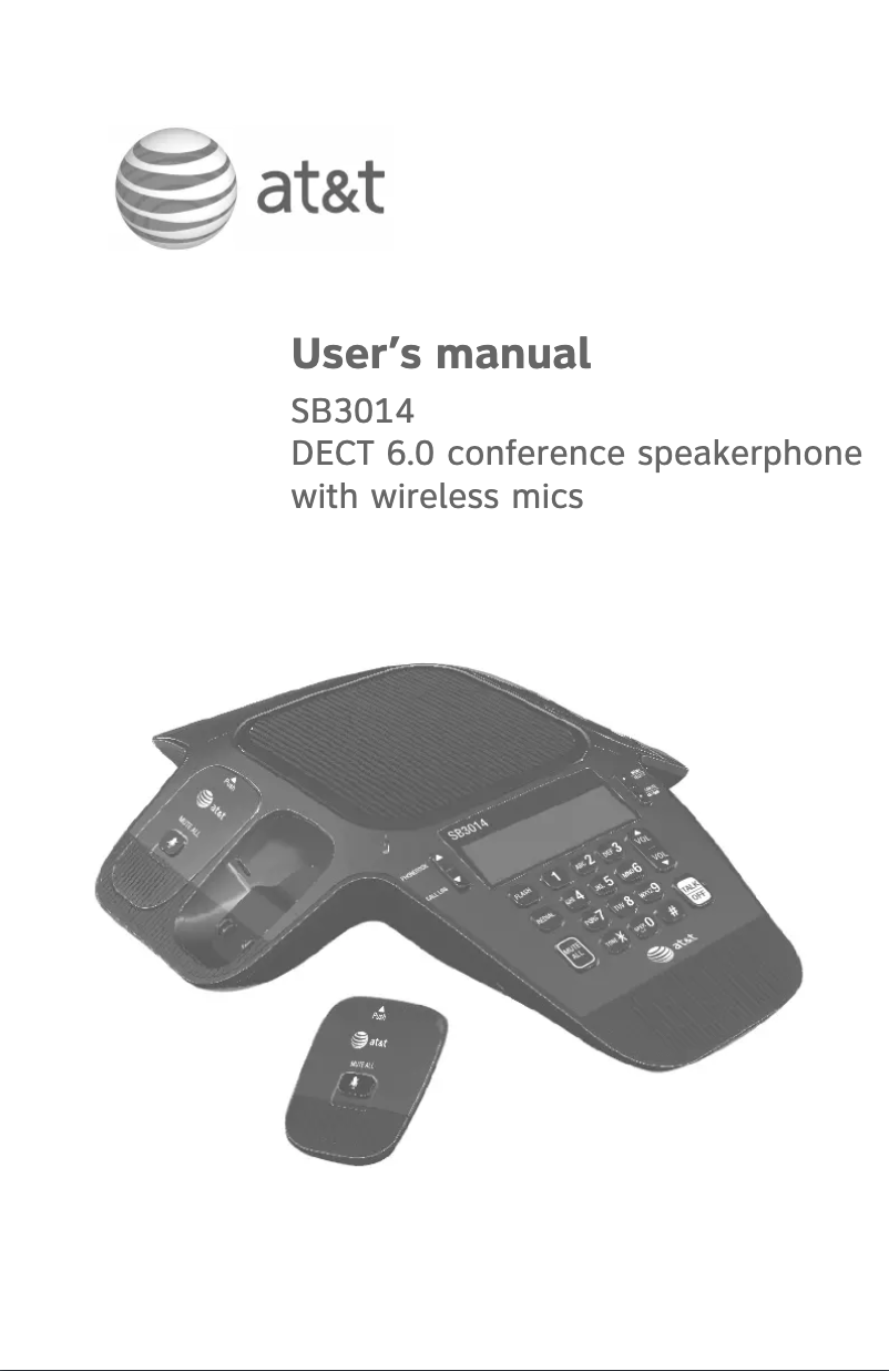 Imagen de la primera página del manual del dispositivo SB3014