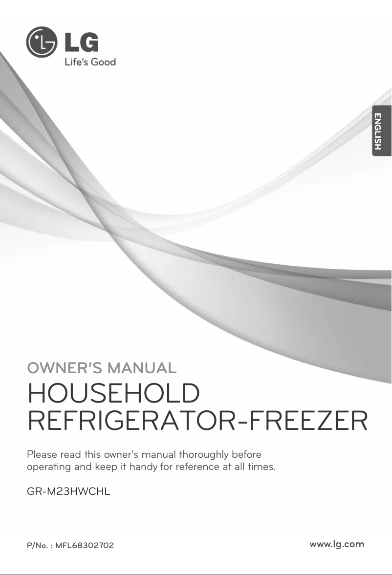 Page 1 de la notice Manuel utilisateur LG GR-M23HWCHL