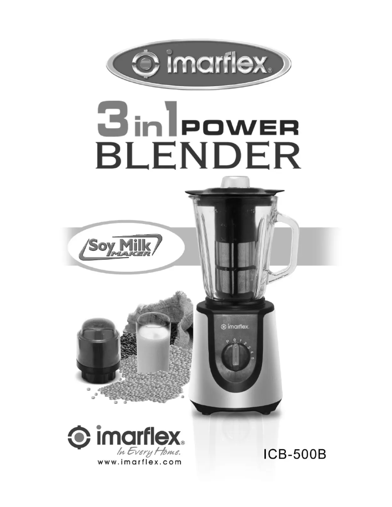 Image de la première page du manuel de l'appareil ICB-500B