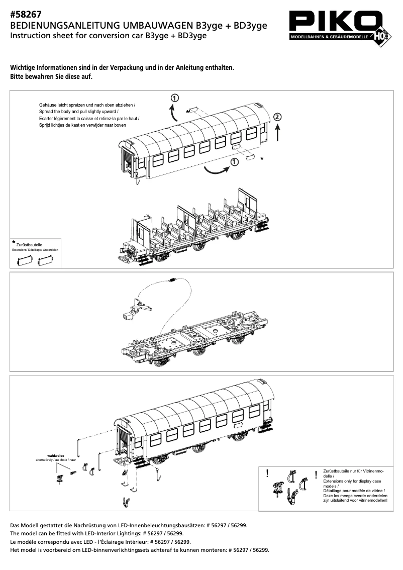 Page 1 de la notice Manuel utilisateur Piko 58267
