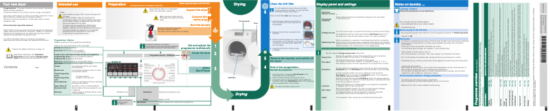 Page 1 de la notice Manuel utilisateur Bosch WTA74200GB