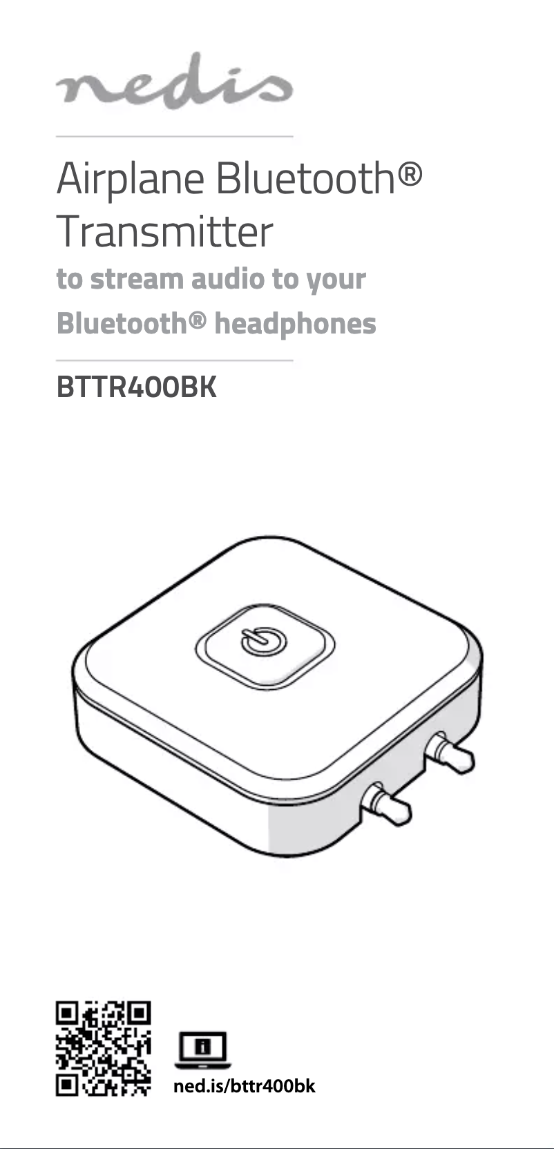 Page 1 de la notice Manuel utilisateur Nedis BTTR400BK