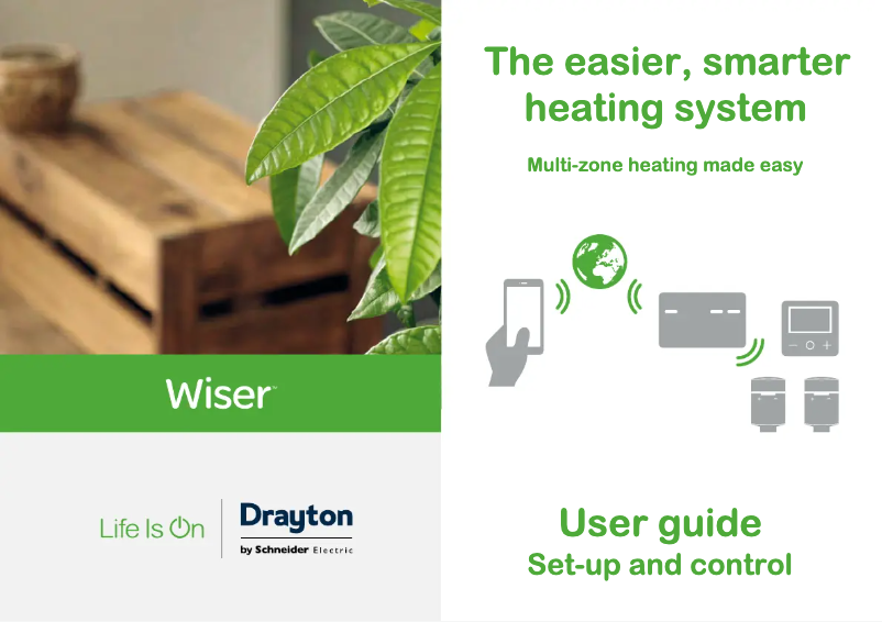 Image de la première page du manuel de l'appareil Drayton Wiser