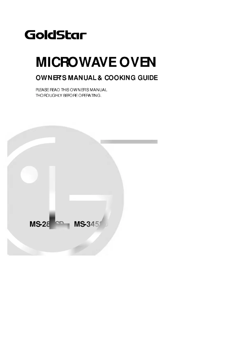 Page 1 de la notice Manuel utilisateur LG MS-345SD