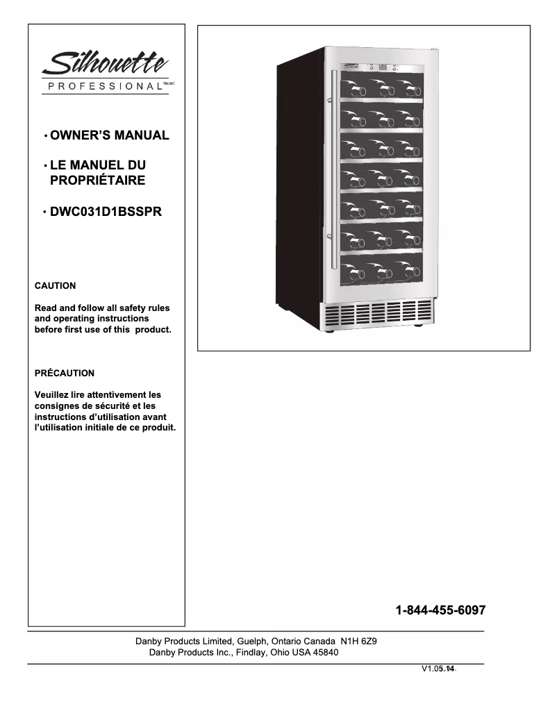 Image de la première page du manuel de l'appareil DWC031D1BSSPR