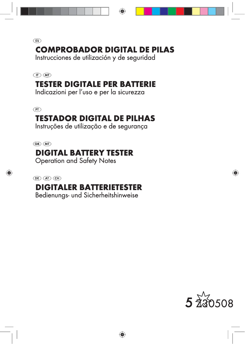 Page 1 de la notice Manuel utilisateur Tronic Z30508