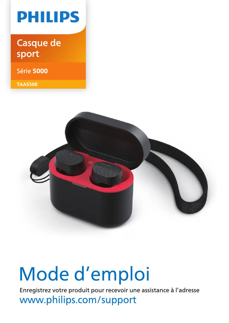 Page 1 de la notice Manuel utilisateur Philips TAA5508