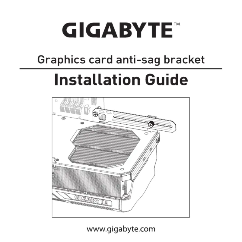 Page 1 de la notice Guide d'installation Gigabyte AORUS GeForce RTX 4090 MASTER 24G