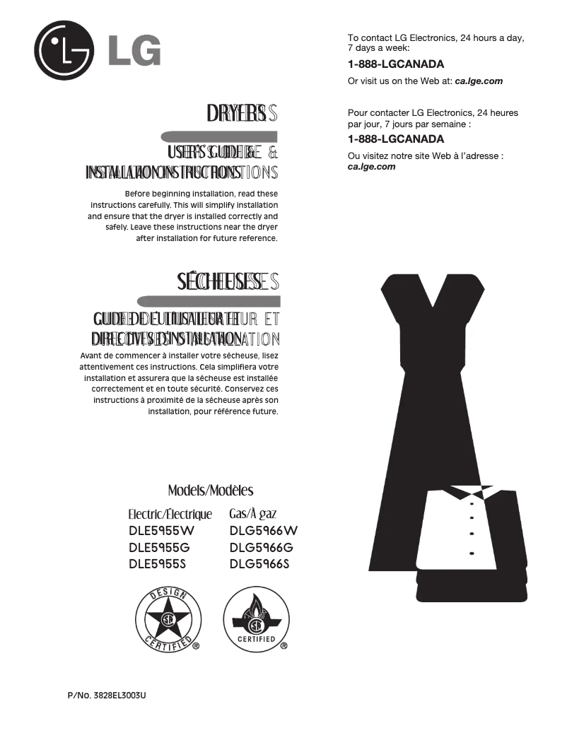 Page 1 de la notice Manuel utilisateur LG RV1304A