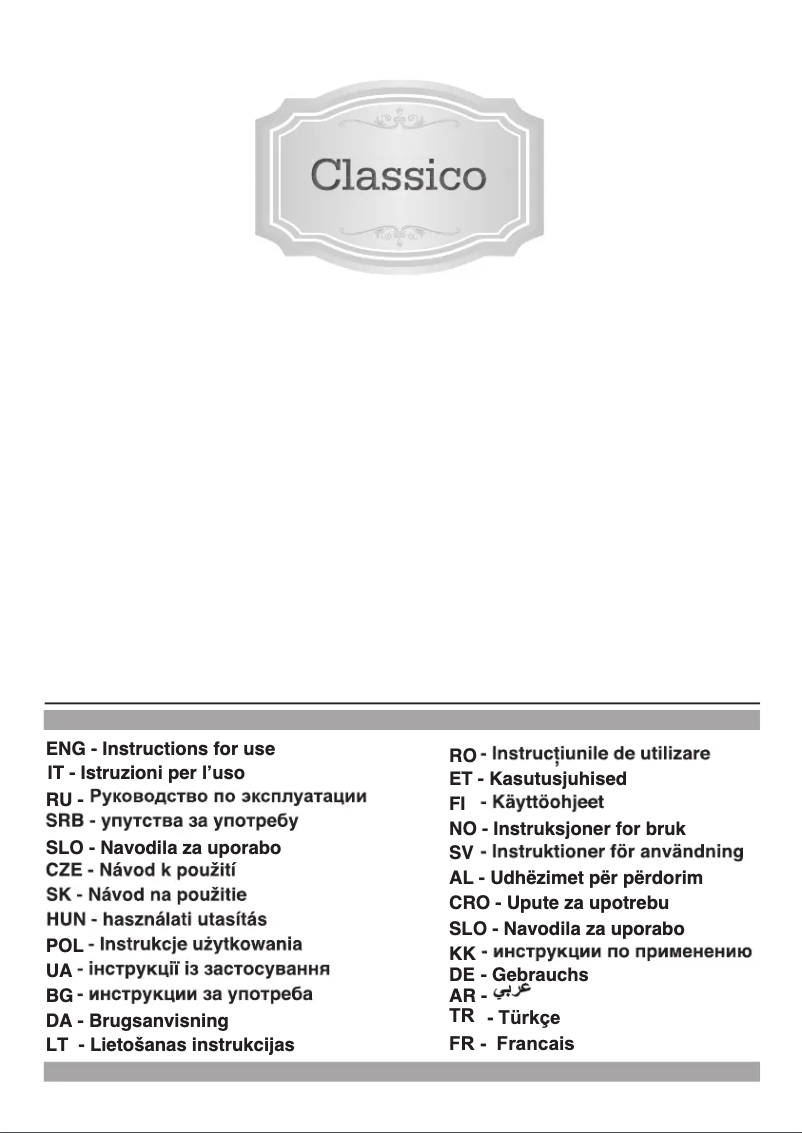 Page 1 de la notice Manuel utilisateur Gorenje DK63CLI